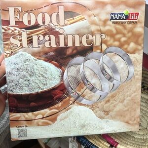 Food strainer 3 pieces